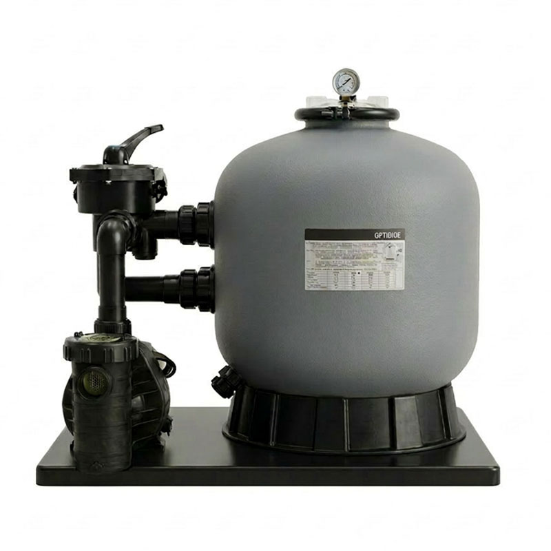 Sandfilteranlage PS II 450 mm Side Mount mit Aquaplus 6 Poolpumpe | selbstansaugend | für Pools bis max. 25 m³  | Made in Germany Pumpe