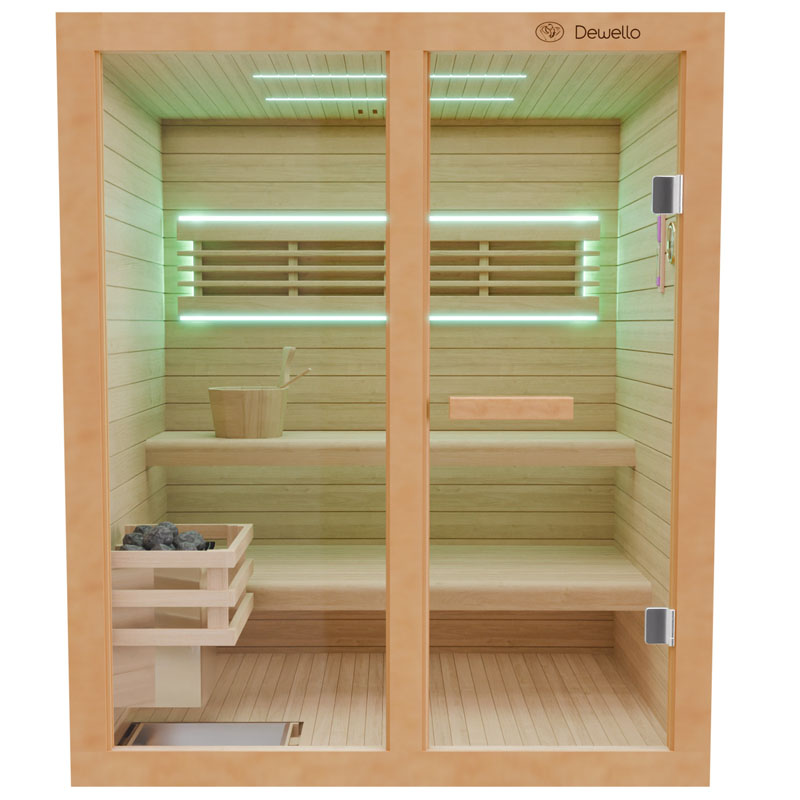 Finnische Sauna Tofino 160 x 150 cm