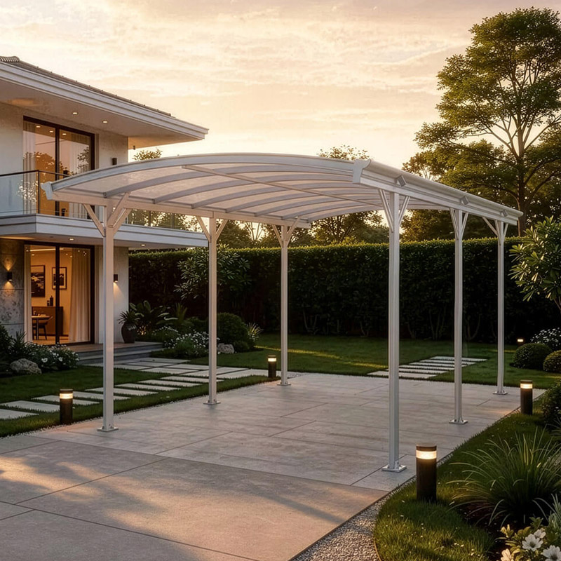 Falo Design Carport Weiß | 505 x 300 cm