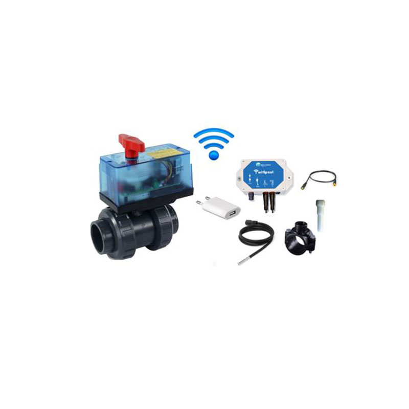 2 Wege Kugelhahn mit elektrischem Stellmotor WiFi Steuerung