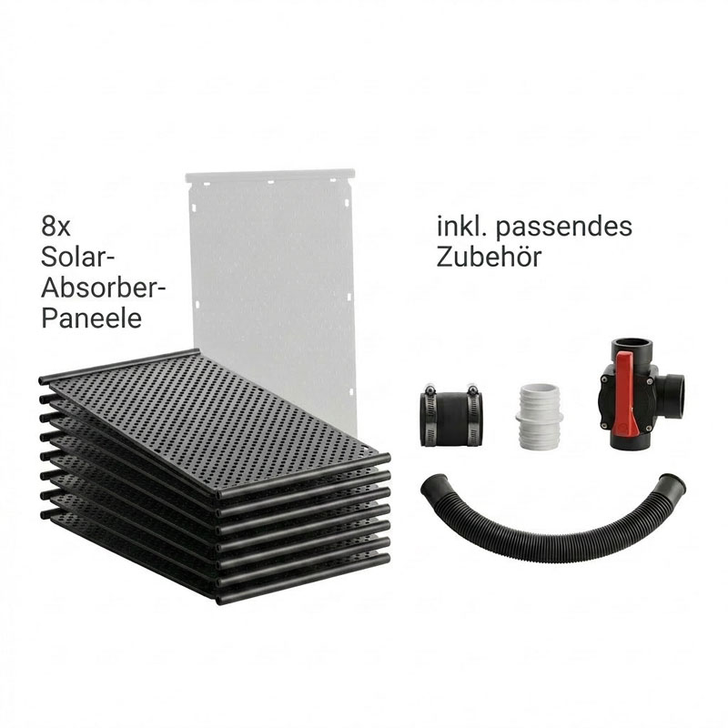 OKU Solarabsorber Komplettset bis 16 m²