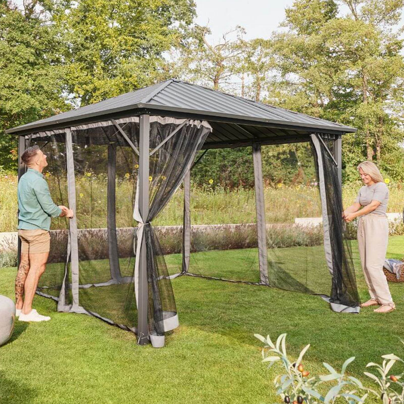 LED Solar Pavillon Azur 300 x 270 cm