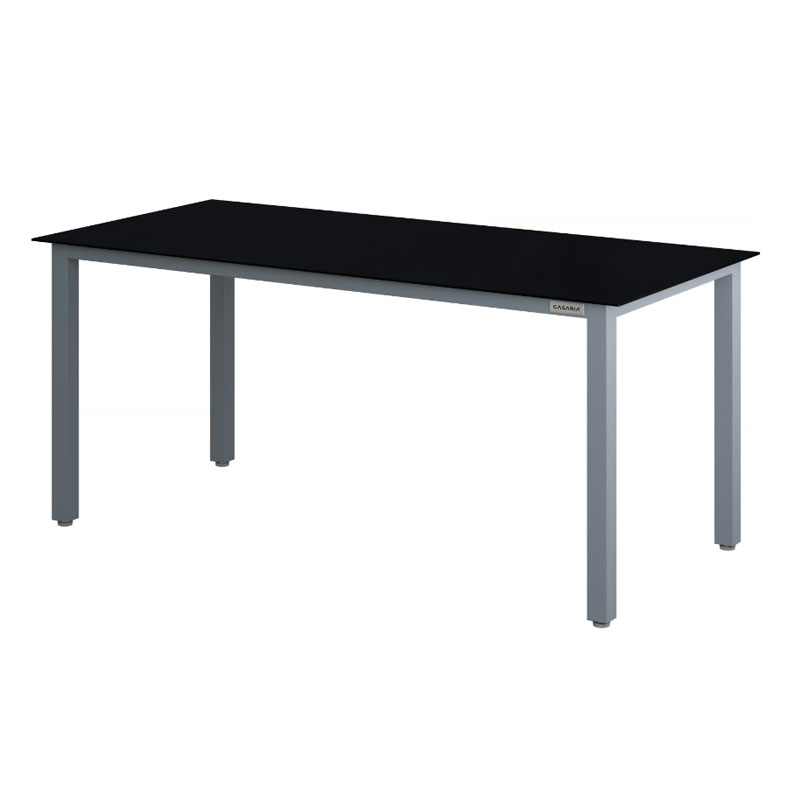 Gartentisch Bern Silber Alu 190x90x75cm