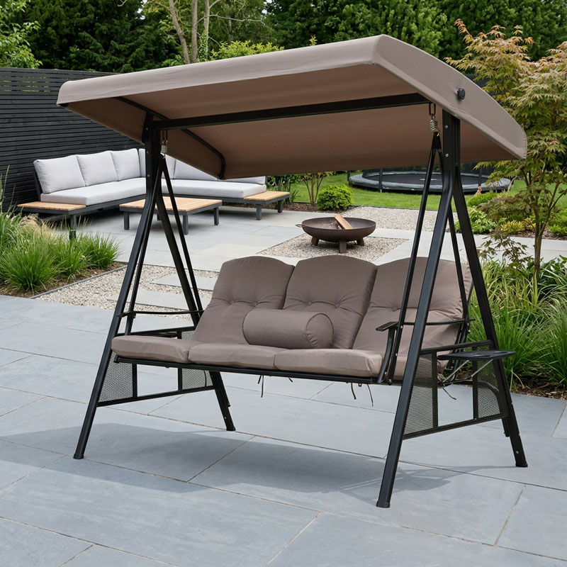 Hollywoodschaukel Descanso bis 3 Personen beige