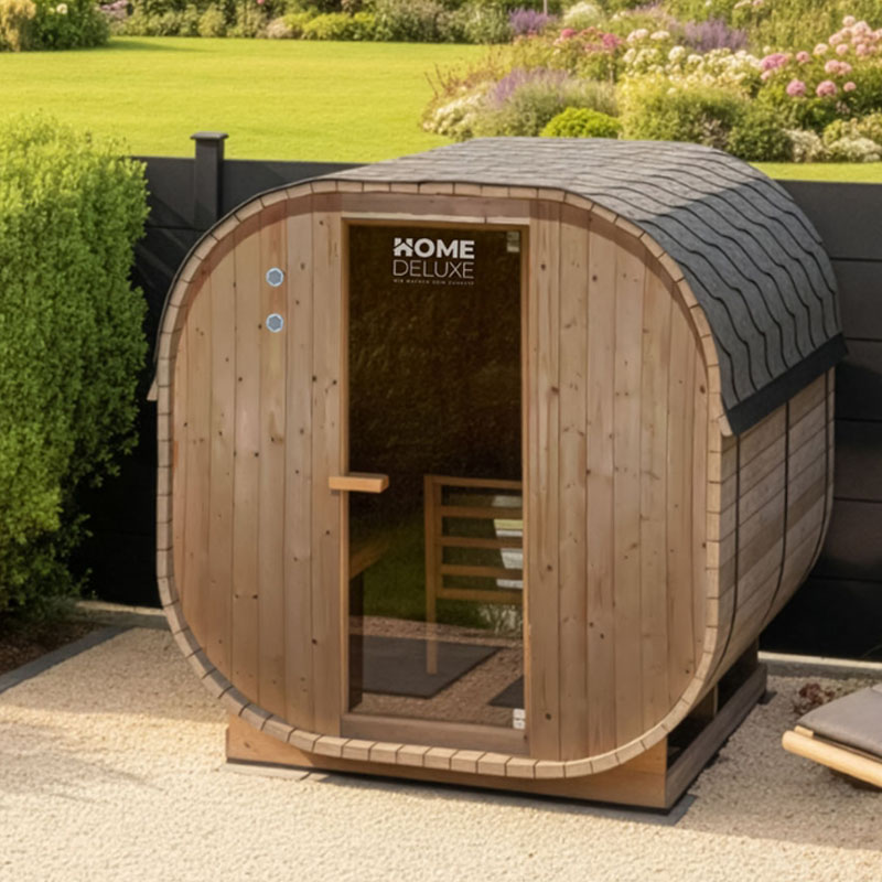 Saunafass Cube M 184 x 120 cm für 2 Personen