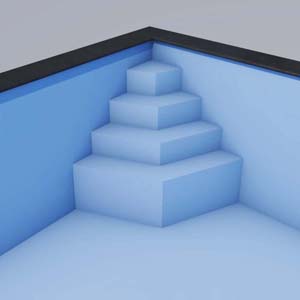 Smaragd-Einbautreppe