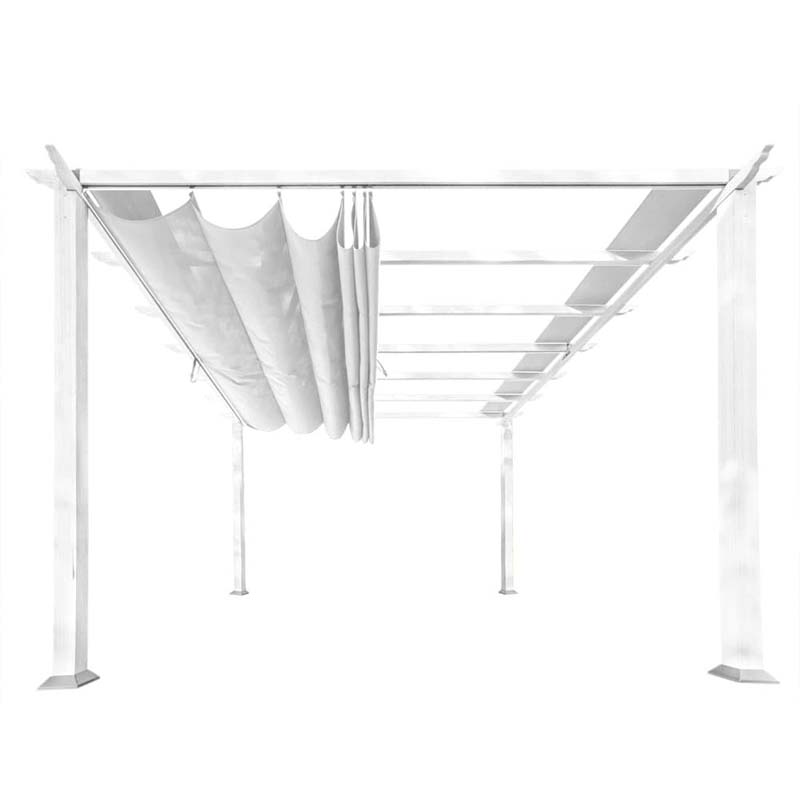 Aluminium Pergola Florida 1111 Weiß 350x350x235 cm