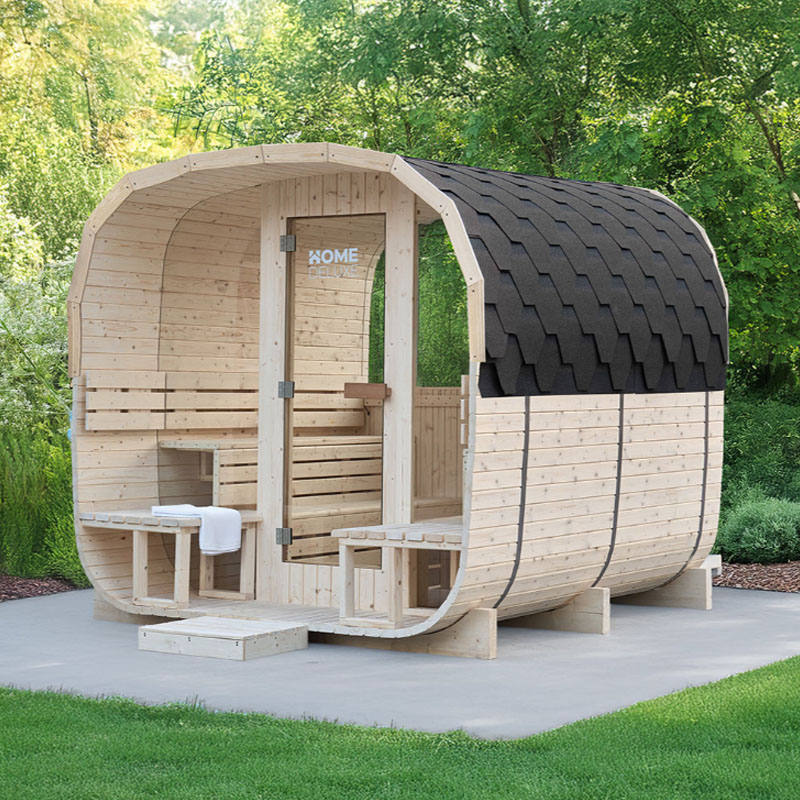Gartensauna Hygge Deluxe 230 x 220 cm