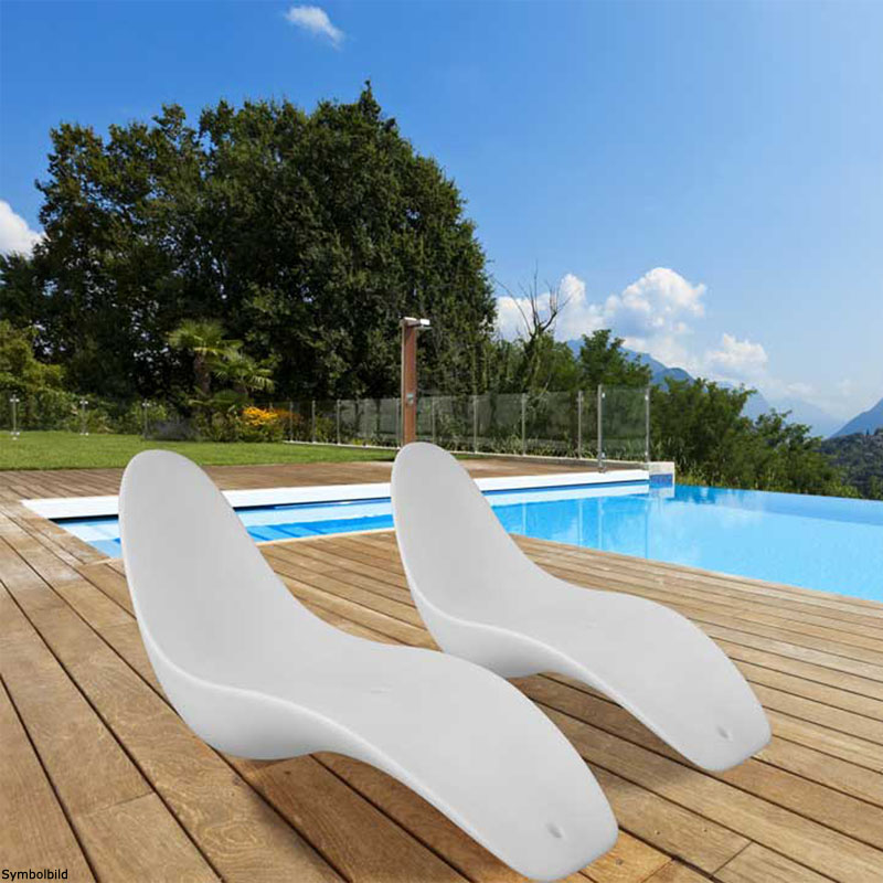 Exclusive Flachwasserliege 178x62x91 cm