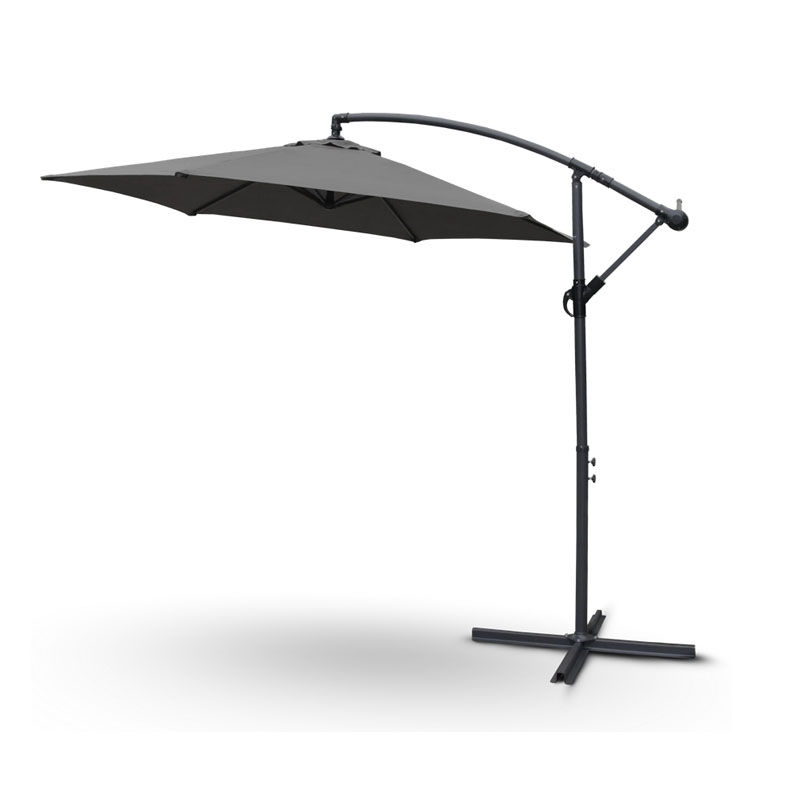 Deluxe4Home Sonnenschirm Ampelschirm mit Ständer 270 cm