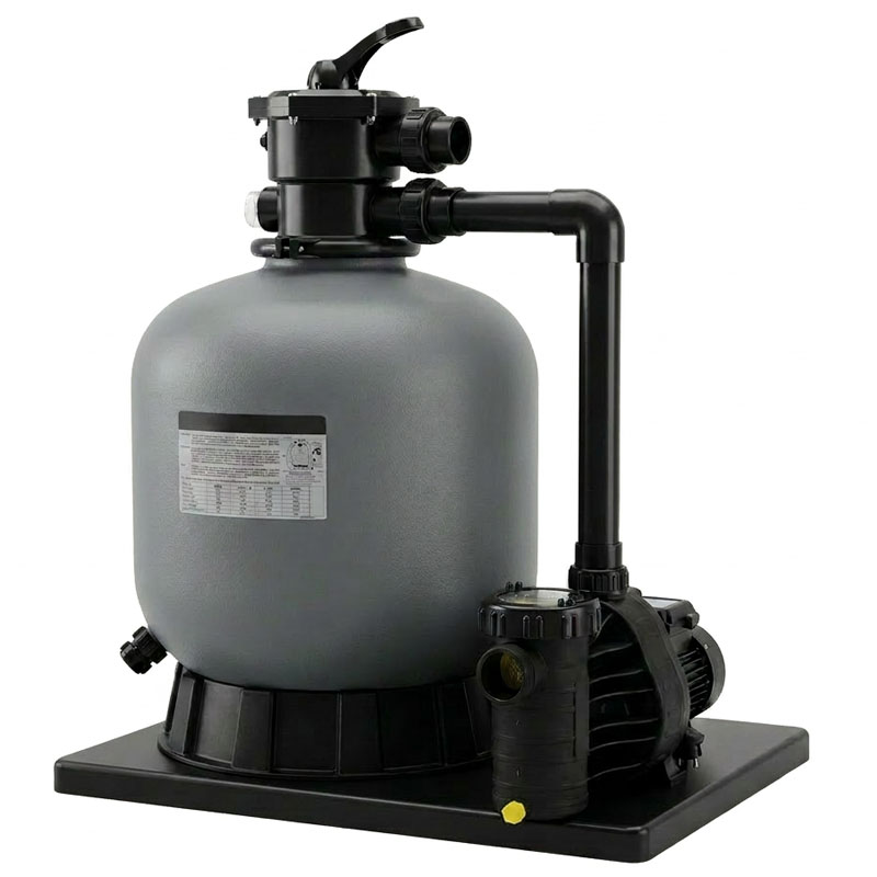 Sandfilteranlage PS II 450mm Top Mount mit Badu Magic Poolpumpe 6 | selbstansaugend | für Pools bis max. 25 m³  | Made in Germany Pumpe