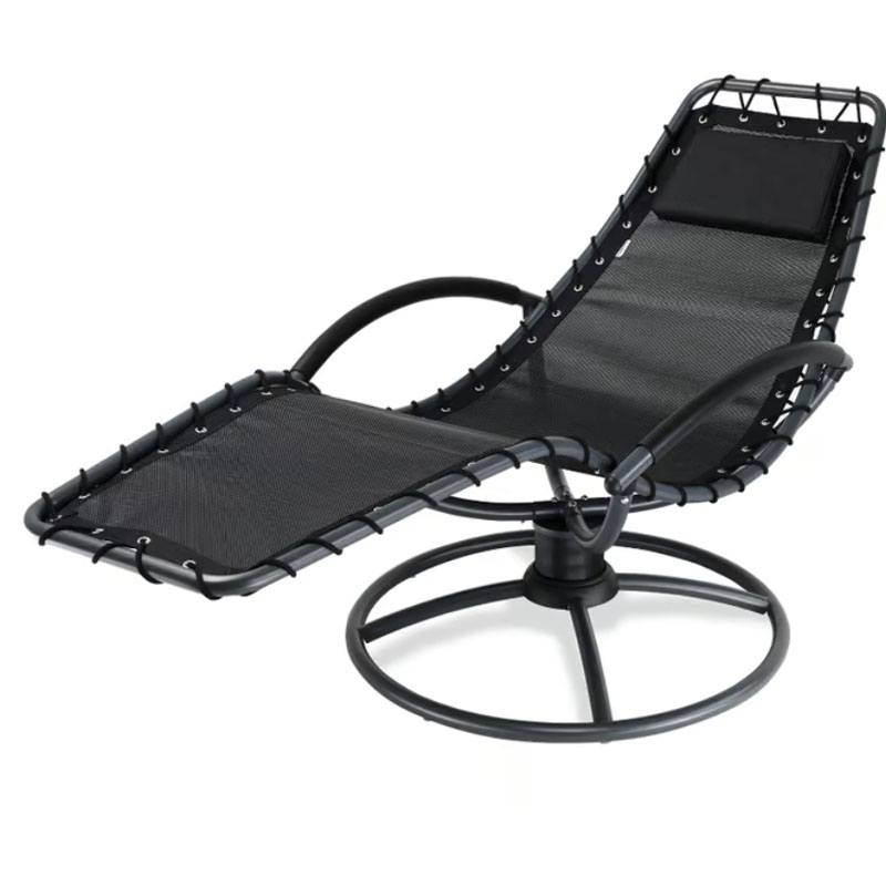 Relaxliege Eve Anthrazit mit Schaukelfunktion