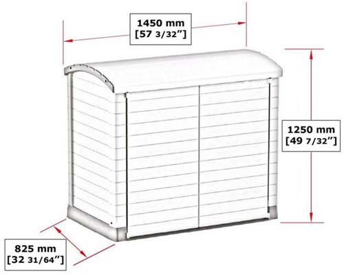 Produktbild-Technikbox-gewolbt-145-x-125-x-83-cm-Anthrazitgrau