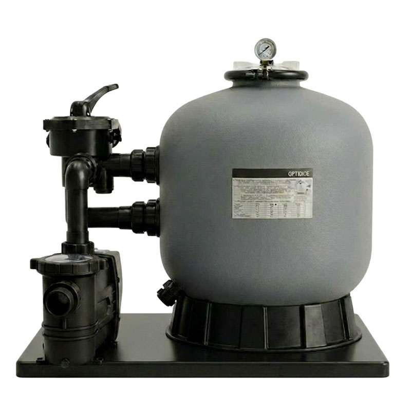 Sandfilteranlage PS II 650 mm Side Mount mit OKU ECO Whisper Poolpumpe | selbstansaugend | für Pools bis max. 70 m³  | Energiesparpumpe